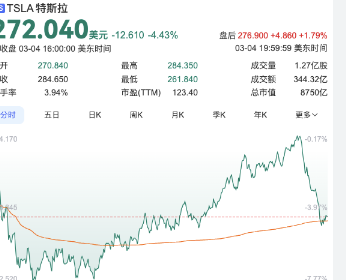 <strong>特斯拉市值一夜蒸发超2900亿</strong>