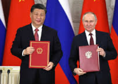 <strong>中俄签署联合声明</strong>