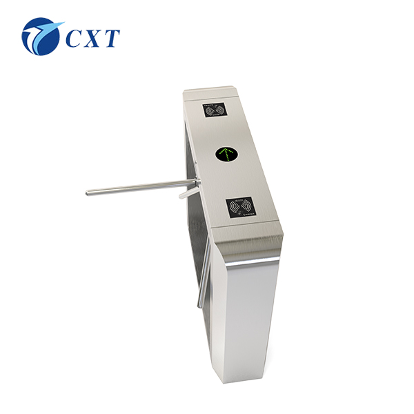 三辊闸CXT-SW128C
型号：CXT-SW128C

规格：1200x280x980mm

杆长：510mm

工艺：以折弯、切割、焊接、抛光、打磨等工艺生产

材料：国标304号不锈钢(可订制201不锈钢、铁烤漆)

1)圆弧三辊闸具有故障自检和报警提示功能，方便用户维护及使用;
2) 配带标准读卡窗，可外接开关按钮或遥控，实现单向或双向控制通行;
3)圆弧三辊闸具有自动复位功能，当闸杆解锁后，转动120度，即自动复位(锁死)。或在规定的时间内未通行时，系统将自动取消用户的此次通行的权限而自动闭合(锁死)，延时分3S、5S、10S、60S可调。
4)防冲功能，在没有接收到开闸信号时，闸杆自动锁死;
5) 防尾随功能，过一个人转动120度，且自动锁死，避免尾随;
6)断电自动落杆功能，以满足消防管理的要求;
7)可与多种读卡设备相挂接，接收继电器开关信号工作;
8)采用光学工作原理，对输入控制信号没有延时要求，绝对避免刷一卡过几人的现象;
9)外接按钮可实现左、右常开功能;
10)外接按钮可实现不断电落杆功能;
11)可直接通过管理计算机实现远程控制与管理(需订制);
12)控制板可外接计数功能，记录在场人数，实现叠加或进向加，反向减功能(需订制)。
CXT-S128C圆弧三辊闸
Tripod Turnstile Gate SW128C (7).jpg




1）圆弧三辊闸外壳材料： 国标304号不锈钢框架结构（可订制201不锈钢或铁烤漆）
2）加工工艺： 采用折弯、切割、焊接、抛光、打磨等工艺生产
3）标准外形尺寸：宽280×长1200×高980（mm）
4）重量：约70Kg
5）闸杆长：510(mm)
6）闸杆最大承受力：80Kg
7）闸杆工作驱动力：3Kg
8）闸杆转向：单向、双向
9）灯光提示：高亮度通行状态指示（平时不亮，通行时箭头闪动）
10）工作机芯：12V /20W电磁阀
11）工作环境：室内、室外(建议架雨篷)
12）适应温度：-40℃ ～ 80℃
13）应急措施：掉电自动落杆
14）开闸时间：0.2秒
15）通行速度：约30人/分钟
16）标准输入接口：继电器开关信号
创新通本着“诚信、创新、品牌”的经营理念，凭着对智能化通道闸系统十多年来地探索和积淀，以新的设计理念，打破传统格局，相续推出通道精品奔腾系列(无刷摆闸、无刷三辊闸、无刷翼闸、高档平移闸)新型高科技通道产品。创新通案例遍布全国：银行、外企、大型国企、行政单位、石化油田、客运站、移动通信、监狱、智能小区、商城超市、大厦/写字楼、休闲/运动/疗养/旅游景区。

上一篇：三辊闸CXT-SW128Z下一篇：三辊闸CXT-SW160