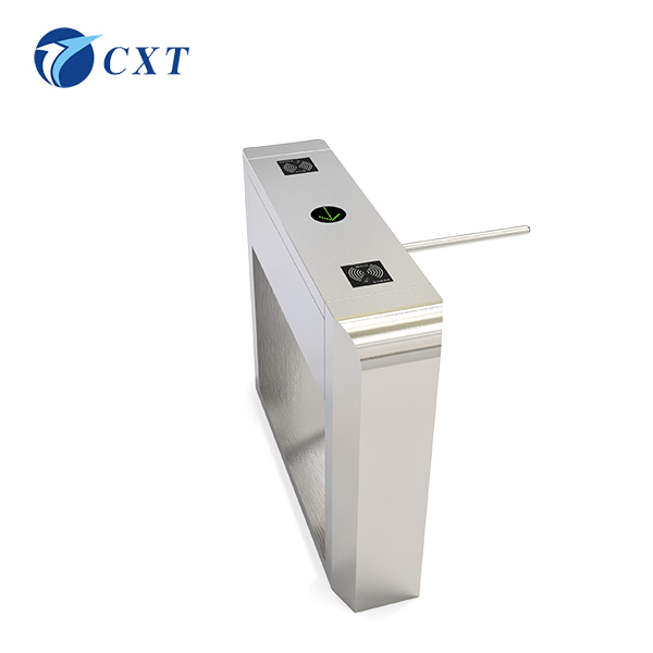 三辊闸CXT-SW128C
型号：CXT-SW128C

规格：1200x280x980mm

杆长：510mm

工艺：以折弯、切割、焊接、抛光、打磨等工艺生产

材料：国标304号不锈钢(可订制201不锈钢、铁烤漆)

1)圆弧三辊闸具有故障自检和报警提示功能，方便用户维护及使用;
2) 配带标准读卡窗，可外接开关按钮或遥控，实现单向或双向控制通行;
3)圆弧三辊闸具有自动复位功能，当闸杆解锁后，转动120度，即自动复位(锁死)。或在规定的时间内未通行时，系统将自动取消用户的此次通行的权限而自动闭合(锁死)，延时分3S、5S、10S、60S可调。
4)防冲功能，在没有接收到开闸信号时，闸杆自动锁死;
5) 防尾随功能，过一个人转动120度，且自动锁死，避免尾随;
6)断电自动落杆功能，以满足消防管理的要求;
7)可与多种读卡设备相挂接，接收继电器开关信号工作;
8)采用光学工作原理，对输入控制信号没有延时要求，绝对避免刷一卡过几人的现象;
9)外接按钮可实现左、右常开功能;
10)外接按钮可实现不断电落杆功能;
11)可直接通过管理计算机实现远程控制与管理(需订制);
12)控制板可外接计数功能，记录在场人数，实现叠加或进向加，反向减功能(需订制)。
CXT-S128C圆弧三辊闸
Tripod Turnstile Gate SW128C (7).jpg




1）圆弧三辊闸外壳材料： 国标304号不锈钢框架结构（可订制201不锈钢或铁烤漆）
2）加工工艺： 采用折弯、切割、焊接、抛光、打磨等工艺生产
3）标准外形尺寸：宽280×长1200×高980（mm）
4）重量：约70Kg
5）闸杆长：510(mm)
6）闸杆最大承受力：80Kg
7）闸杆工作驱动力：3Kg
8）闸杆转向：单向、双向
9）灯光提示：高亮度通行状态指示（平时不亮，通行时箭头闪动）
10）工作机芯：12V /20W电磁阀
11）工作环境：室内、室外(建议架雨篷)
12）适应温度：-40℃ ～ 80℃
13）应急措施：掉电自动落杆
14）开闸时间：0.2秒
15）通行速度：约30人/分钟
16）标准输入接口：继电器开关信号
创新通本着“诚信、创新、品牌”的经营理念，凭着对智能化通道闸系统十多年来地探索和积淀，以新的设计理念，打破传统格局，相续推出通道精品奔腾系列(无刷摆闸、无刷三辊闸、无刷翼闸、高档平移闸)新型高科技通道产品。创新通案例遍布全国：银行、外企、大型国企、行政单位、石化油田、客运站、移动通信、监狱、智能小区、商城超市、大厦/写字楼、休闲/运动/疗养/旅游景区。

上一篇：三辊闸CXT-SW128Z下一篇：三辊闸CXT-SW160