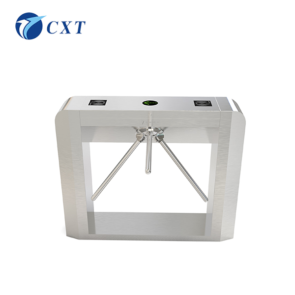 三辊闸CXT-SW128C
型号：CXT-SW128C

规格：1200x280x980mm

杆长：510mm

工艺：以折弯、切割、焊接、抛光、打磨等工艺生产

材料：国标304号不锈钢(可订制201不锈钢、铁烤漆)

1)圆弧三辊闸具有故障自检和报警提示功能，方便用户维护及使用;
2) 配带标准读卡窗，可外接开关按钮或遥控，实现单向或双向控制通行;
3)圆弧三辊闸具有自动复位功能，当闸杆解锁后，转动120度，即自动复位(锁死)。或在规定的时间内未通行时，系统将自动取消用户的此次通行的权限而自动闭合(锁死)，延时分3S、5S、10S、60S可调。
4)防冲功能，在没有接收到开闸信号时，闸杆自动锁死;
5) 防尾随功能，过一个人转动120度，且自动锁死，避免尾随;
6)断电自动落杆功能，以满足消防管理的要求;
7)可与多种读卡设备相挂接，接收继电器开关信号工作;
8)采用光学工作原理，对输入控制信号没有延时要求，绝对避免刷一卡过几人的现象;
9)外接按钮可实现左、右常开功能;
10)外接按钮可实现不断电落杆功能;
11)可直接通过管理计算机实现远程控制与管理(需订制);
12)控制板可外接计数功能，记录在场人数，实现叠加或进向加，反向减功能(需订制)。
CXT-S128C圆弧三辊闸
Tripod Turnstile Gate SW128C (7).jpg




1）圆弧三辊闸外壳材料： 国标304号不锈钢框架结构（可订制201不锈钢或铁烤漆）
2）加工工艺： 采用折弯、切割、焊接、抛光、打磨等工艺生产
3）标准外形尺寸：宽280×长1200×高980（mm）
4）重量：约70Kg
5）闸杆长：510(mm)
6）闸杆最大承受力：80Kg
7）闸杆工作驱动力：3Kg
8）闸杆转向：单向、双向
9）灯光提示：高亮度通行状态指示（平时不亮，通行时箭头闪动）
10）工作机芯：12V /20W电磁阀
11）工作环境：室内、室外(建议架雨篷)
12）适应温度：-40℃ ～ 80℃
13）应急措施：掉电自动落杆
14）开闸时间：0.2秒
15）通行速度：约30人/分钟
16）标准输入接口：继电器开关信号
创新通本着“诚信、创新、品牌”的经营理念，凭着对智能化通道闸系统十多年来地探索和积淀，以新的设计理念，打破传统格局，相续推出通道精品奔腾系列(无刷摆闸、无刷三辊闸、无刷翼闸、高档平移闸)新型高科技通道产品。创新通案例遍布全国：银行、外企、大型国企、行政单位、石化油田、客运站、移动通信、监狱、智能小区、商城超市、大厦/写字楼、休闲/运动/疗养/旅游景区。

上一篇：三辊闸CXT-SW128Z下一篇：三辊闸CXT-SW160