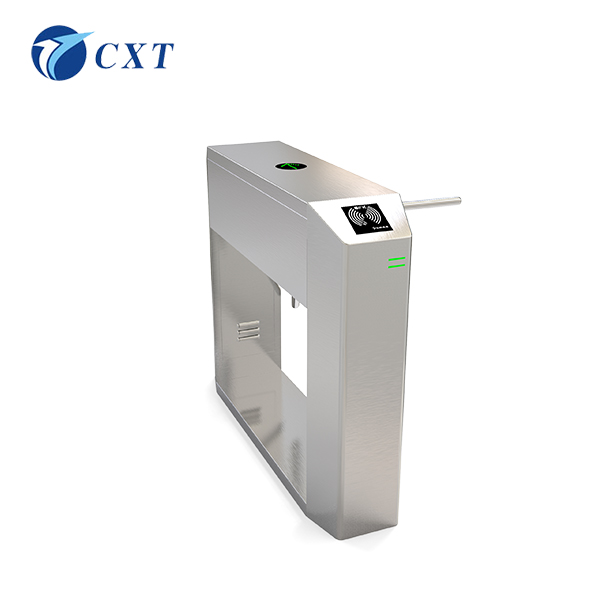 三辊闸CXT-SW120
型号：CXT-SW120三辊闸

规格：1200*220*980mm

杆长：510mm

工艺：以折弯、切割、焊接、抛光、打磨等工艺生产

材料：国标304号不锈钢(可订制201不锈钢、铁烤漆)

创新通CXT-SW120全自动无刷三辊闸全新升级

独特的外观设计，机箱升级更精巧，刷卡窗新增刷卡提示灯，机箱新增个性化动感通行提示。

该产品采用全新的ARM控制系统和先进的无刷电机工业级控制电路、独有的DFC技术以及科学的机械传动设计，加上无刷电机特有的传动技术和精准无误的限位技术，使得该产品无论是在外观、性能、寿命、稳定性及性价比等方面都实现了全新突破！


120-2.jpg



新品CXT-SW120全自动无刷三辊闸独特优势：

外观模块化设计，结构更简单，更便于维护；

机箱升级、机身更精巧；

采用无刷电机，寿命更持久；

采用ARM控制技术，功能更强大、扩展性更好；

缓冲效果更好，极大地防止冲撞而造成人员伤害；

即时反推力更能震慑违规操作人员；等无可比拟的显著优势；

性价比更高，“高端性能、低端价格”。

新品CXT-SW120全自动无刷三辊闸功能简述：

故障自检：具有故障自检和数码屏提示功能，方便用户维护及使用。

自动落杆及上杆：断电自动落杆，通电自动上杆。

动感提示：接受合法通行信号时，闸杆自动旋转约5度，轻触即柔和旋转至下一复位点后停止。

自动矫正：当受外力影响，闸杆偏位不在水平位置时，系统自动进行矫正回归水平位。

刷卡窗：独特刷卡窗设计，增加刷卡通行提示。

灯光指示：个性化高亮度动感通行指示，指引通行。

快速无磨损：电动助力，机械零磨损。

柔顺无噪音：运行柔顺平稳，噪音小。

防撞缓冲功能：非法通行或冲闸时，闸杆自动启动制动力阻挡且发出报警，实现人性化防伤害。当外力消失后则自动复位。

防尾随功能：每过一人转动120度，如有人尾随，闸机自动启动反推力阻挡并报警。

采用光学工作原理，对输入控制信号没有延时要求，绝对避免刷一卡过几人的现象；

防逆转功能：通行过程中发生反转，闸杆即自动启动制动力阻挡且发出报警，待反转外力消失后则自动恢复通行。

自动复位功能：每转动120度即自动复位，或在规定的时间内（延时可调）未通行时，系统将自动取消此次通行的权限。

报警提示功能：非法通行或冲闸时，自动发出报警提示。

记忆功能：精准的信号记忆，连续多次接收合法信号时，检测最后一人通过后自动复位，大大提高了通行速度。（此功能可拨码选择）

具有统一、标准的对外电气接口，可与各种读写设备相挂接，接收继电器开关信号工作，便于系统集成；

具有多种工作模式可供选择，可外接任何控制设备输出的控制信号或按钮或遥控，实现单双向控制通行。即可双向限制通行，也可单向限制通行，机工作模式可通过控制板按钮进行设定；也可任意设定单、双向自由通行。

外接按钮或遥控可实现不断电远距离控制落杆、上杆功能，以满足用户的特殊需求及消防安全需求（需扩展）。

消防输入：可与消防报警信号连接，实现不断电落杆常开。

 

新品CXT-SW120全自动无刷三辊闸技术参数：

◇ 外壳材料： SUS304#不锈钢

◇ 外壳加工工艺：采用激光、折弯、切割、焊接、拉丝、抛光、打磨等工艺。

◇ 规格尺寸：1200*220*980mm 

◇ 闸杆长/粗：510(mm)/￠38不锈钢管。

◇ 闸杆转向：单向、双向

◇ 标准输入接口：继电器开关信号

◇ 电机：24V /30W直流无刷。

◇ 开闸时间：0.2秒。

◇ 通行速度：≥30-40人/分钟。

◇ 延时复位时间：≥3S可调。

◇ 适应温度：-40℃ ～ 80℃。（-10℃以下考虑增加温控系统）

◇ 适应湿度：5％— 95％

◇ 工作环境：室内、室外。

 







上一篇：三辊闸CXT-SW128YX下一篇：三辊闸CXT-SW128YZ