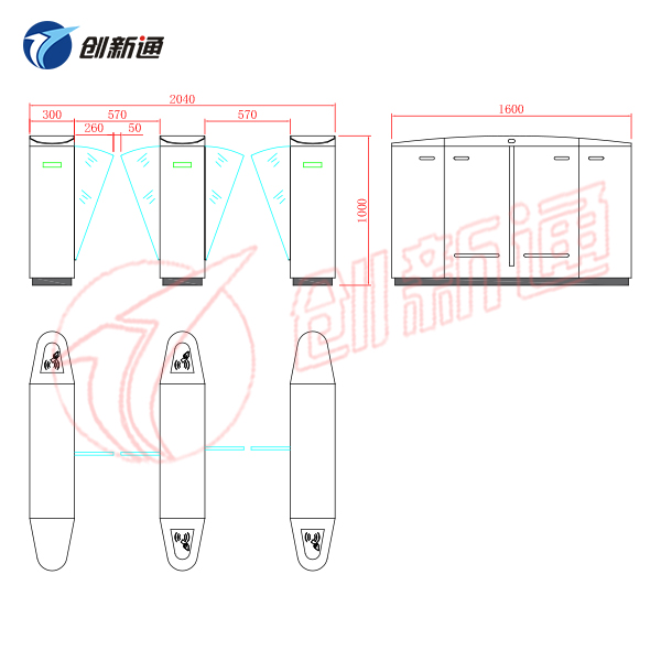 翼闸CXT-YW160B