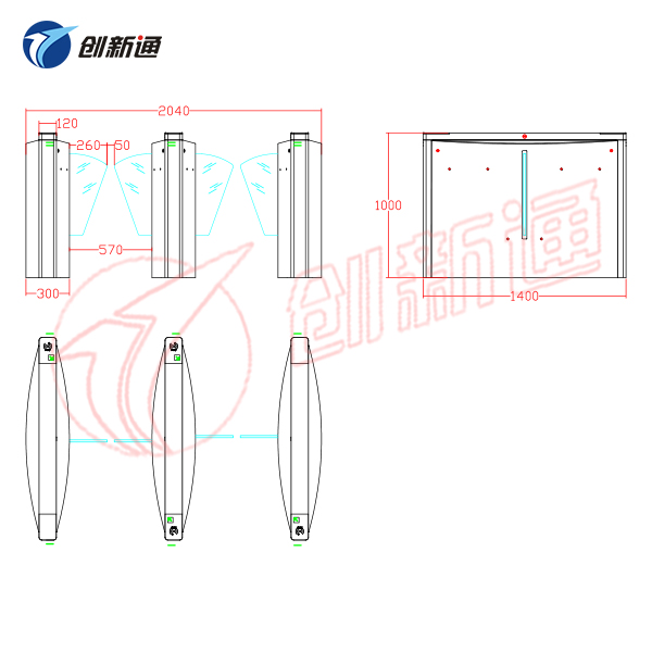 翼闸CXT-YW140C