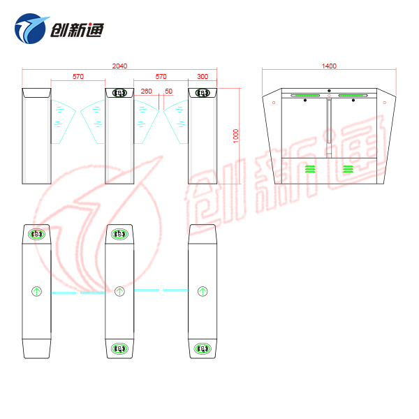 翼闸CXT-YW140X