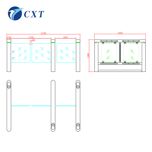 Space Saving Speed Gate CXT-BT130